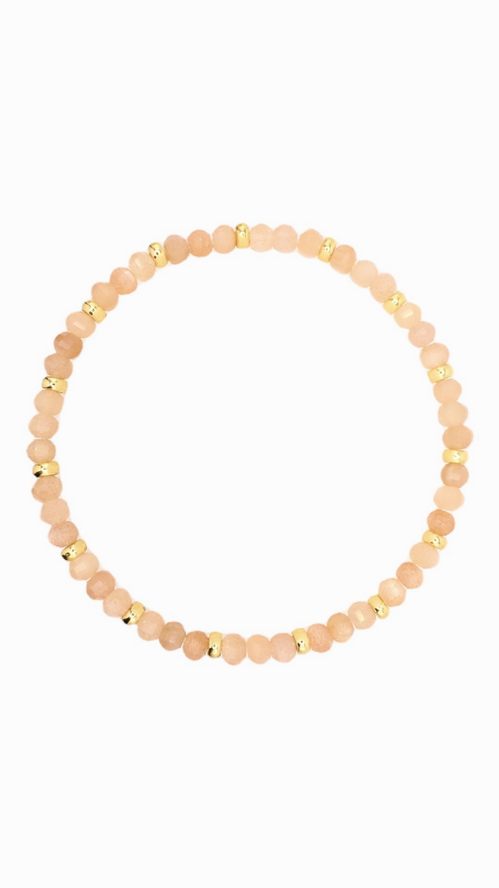PEACH MOONSTONE IN EDGY EMPRESS